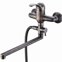 Изар (Isar) 1302L Смеситель для ванны с длинным изливом