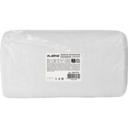 Полотно ВАФЕЛЬНОЕ отбеленное, рулон 0,45х50 м, плотность 120 (±10) г/м2, LAIMA, 604753, ГС