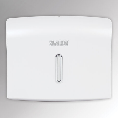 Диспенсер для полотенец LAIMA PROFESSIONAL BASIC (Система H2), Z-сложения, белый, ABS, 605049 — фото 2