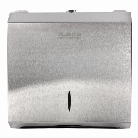 Диспенсер для полотенец LAIMA PROFESSIONAL INOX, (Система H2) Z-сложения, нержавеющая сталь, матовый, 605694 — фото 2