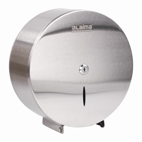 Диспенсер для туалетной бумаги LAIMA PROFESSIONAL INOX, (Система T2) малый, нержавеющая сталь, матовый, 605698 — фото 3