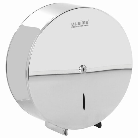 Диспенсер для туалетной бумаги LAIMA PROFESSIONAL INOX, (Система T1) БОЛЬШОЙ, нержавеющая сталь, зеркальный, 605701 — фото 2