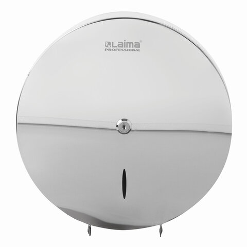 Диспенсер для туалетной бумаги LAIMA PROFESSIONAL INOX, (Система T1) БОЛЬШОЙ, нержавеющая сталь, зеркальный, 605701 — фото 3