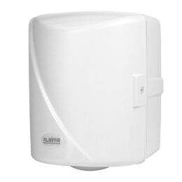 Диспенсер для полотенец с центральной вытяжкой LAIMA PROFESSIONAL ORIGINAL (Система М1/M2), белый, ABS-пластик, 605763
