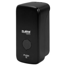 Дозатор для жидкого мыла LAIMA PROFESSIONAL PREMIUM BLACK, НАЛИВНОЙ, 1 л, черный, ABS-пластик, 609519