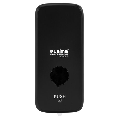 Дозатор для жидкого мыла-пены LAIMA PROFESSIONAL PREMIUM BLACK, НАЛИВНОЙ, 1 л, черный, ABS-пластик, 609520 — фото 2