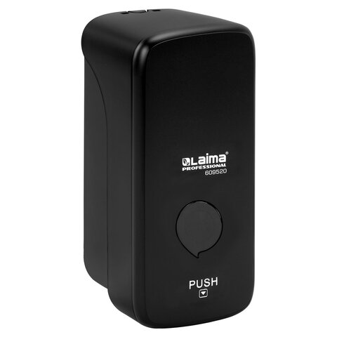 Дозатор для жидкого мыла-пены LAIMA PROFESSIONAL PREMIUM BLACK, НАЛИВНОЙ, 1 л, черный, ABS-пластик, 609520 — фото 3