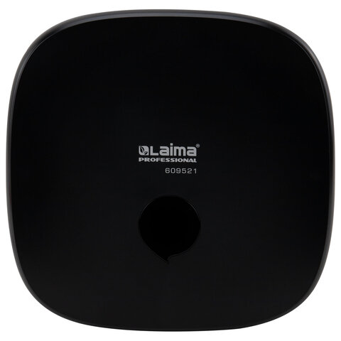 Диспенсер для туалетной бумаги LAIMA PROFESSIONAL PREMIUM BLACK (Система T2), малый, черный, ABS-пластик, 609521 — фото 2