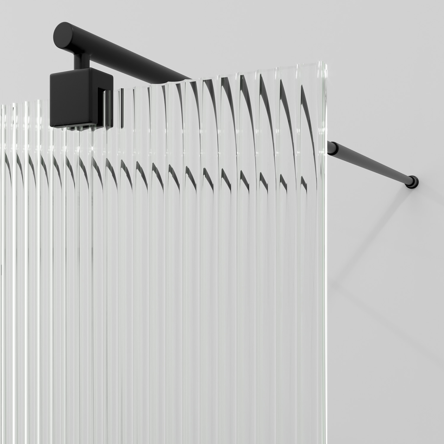 Фехте (Vechte) 60W46MB-FL Душевая перегородка — фото 2