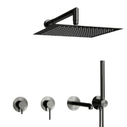 Рейн (Rhein) 9951.99DVR3.019.118.444.010.137.443GR Встраиваемый комплект для ванны с верхней душевой