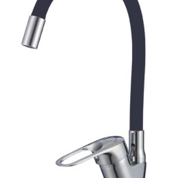 Смеситель для кухонной мойки с гибким цветным изливом Fmark FM4104-01