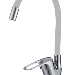 Смеситель для кухонной мойки с гибким цветным изливом Fmark FM4104-04