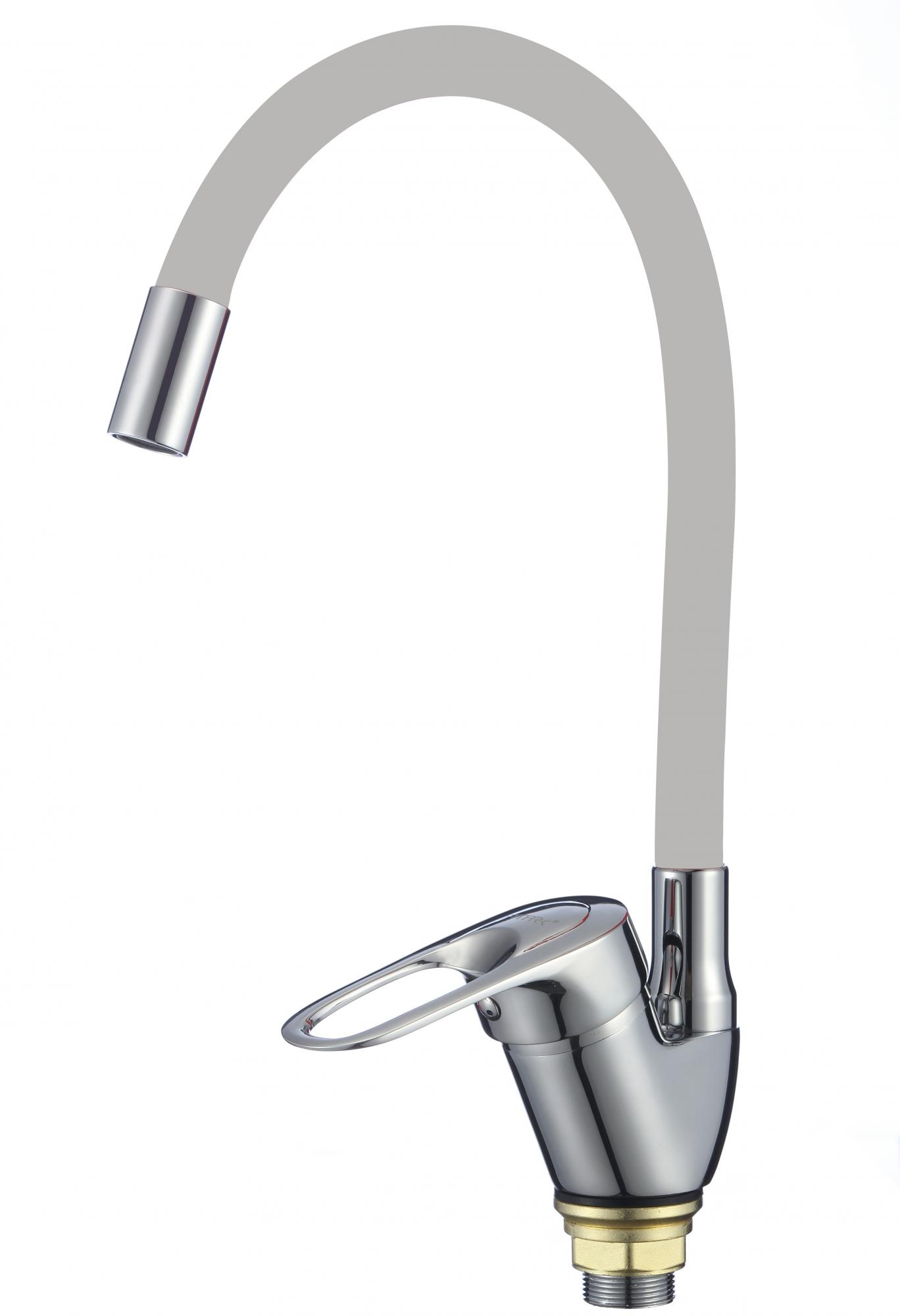 Смеситель для кухонной мойки с гибким цветным изливом Fmark FM4104-04