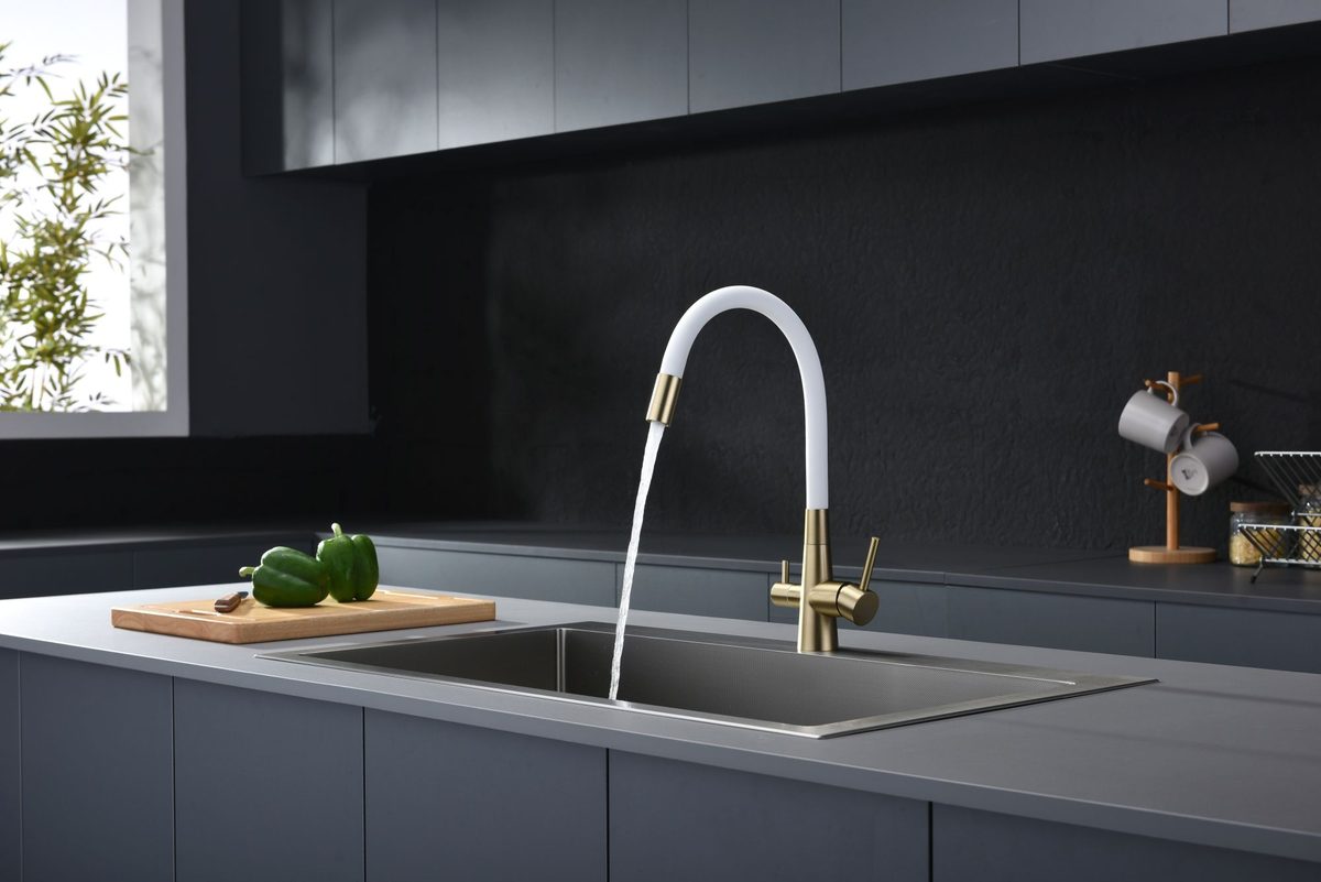 Смеситель для кухонной мойки Fmark FS1062-C02 под фильтр питьевой воды — фото 4