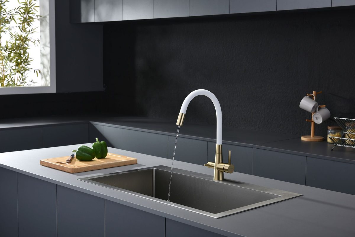 Смеситель для кухонной мойки Fmark FS1062-C02 под фильтр питьевой воды — фото 6