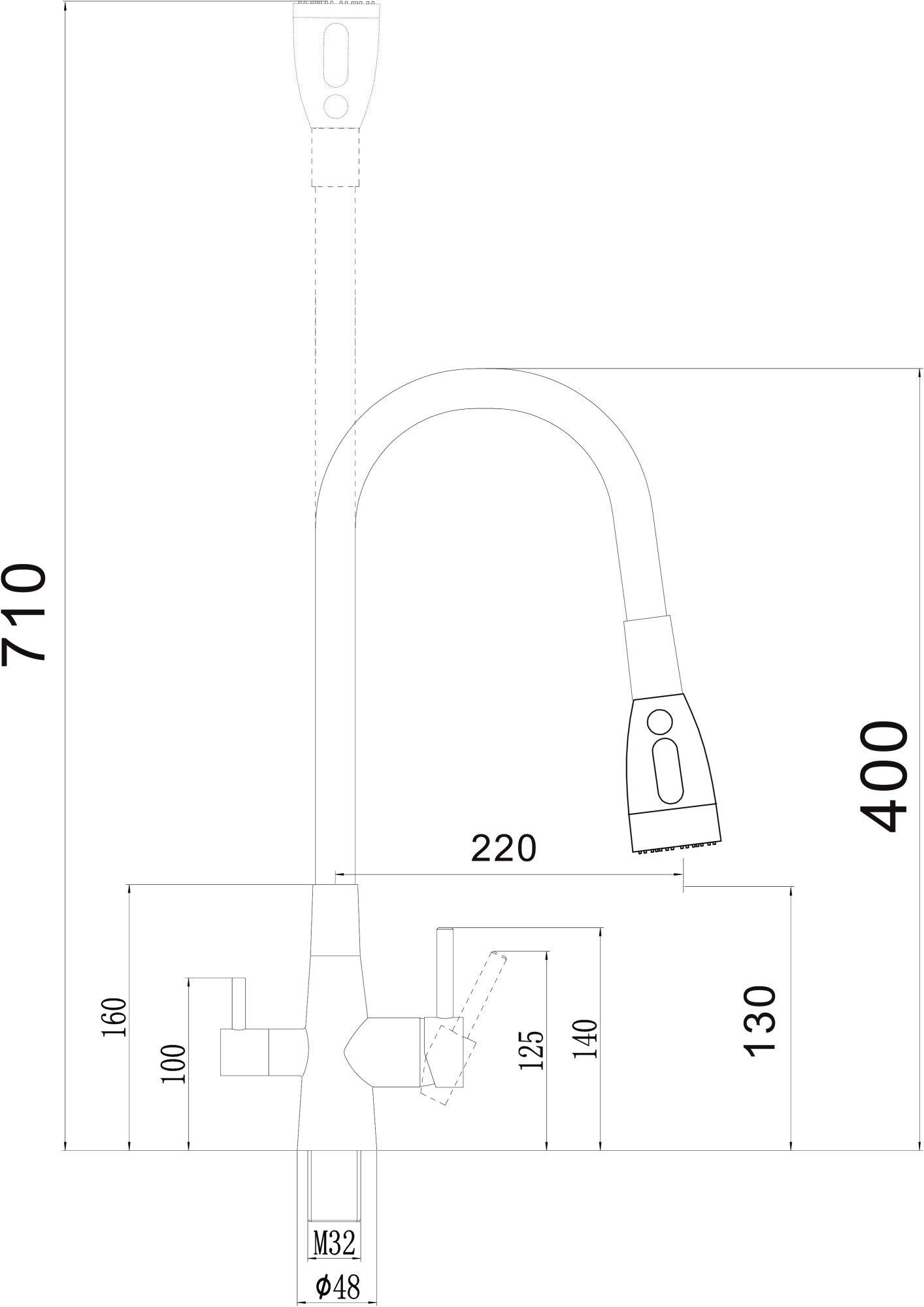 Смеситель для кухни Fmark FS1062-C07-2 — фото 2