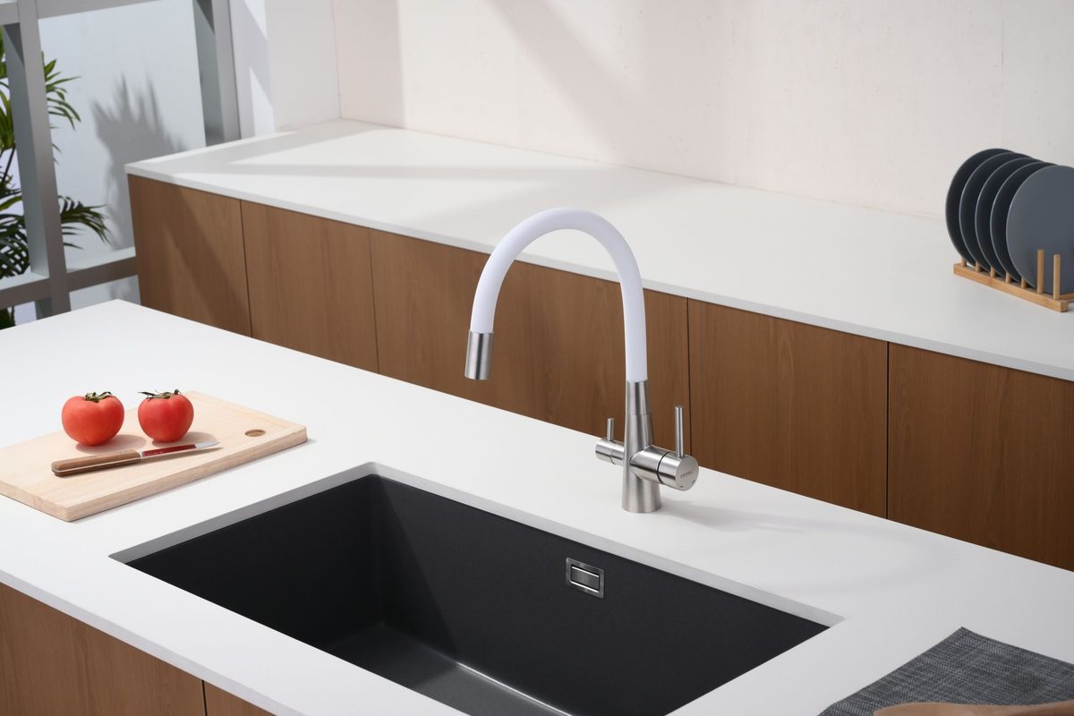 Смеситель для кухонной мойки Fmark FS1062-L02 под фильтр питьевой воды — фото 10