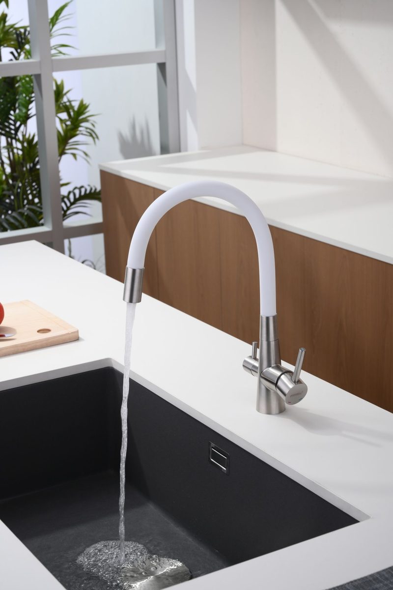 Смеситель для кухонной мойки Fmark FS1062-L02 под фильтр питьевой воды — фото 18