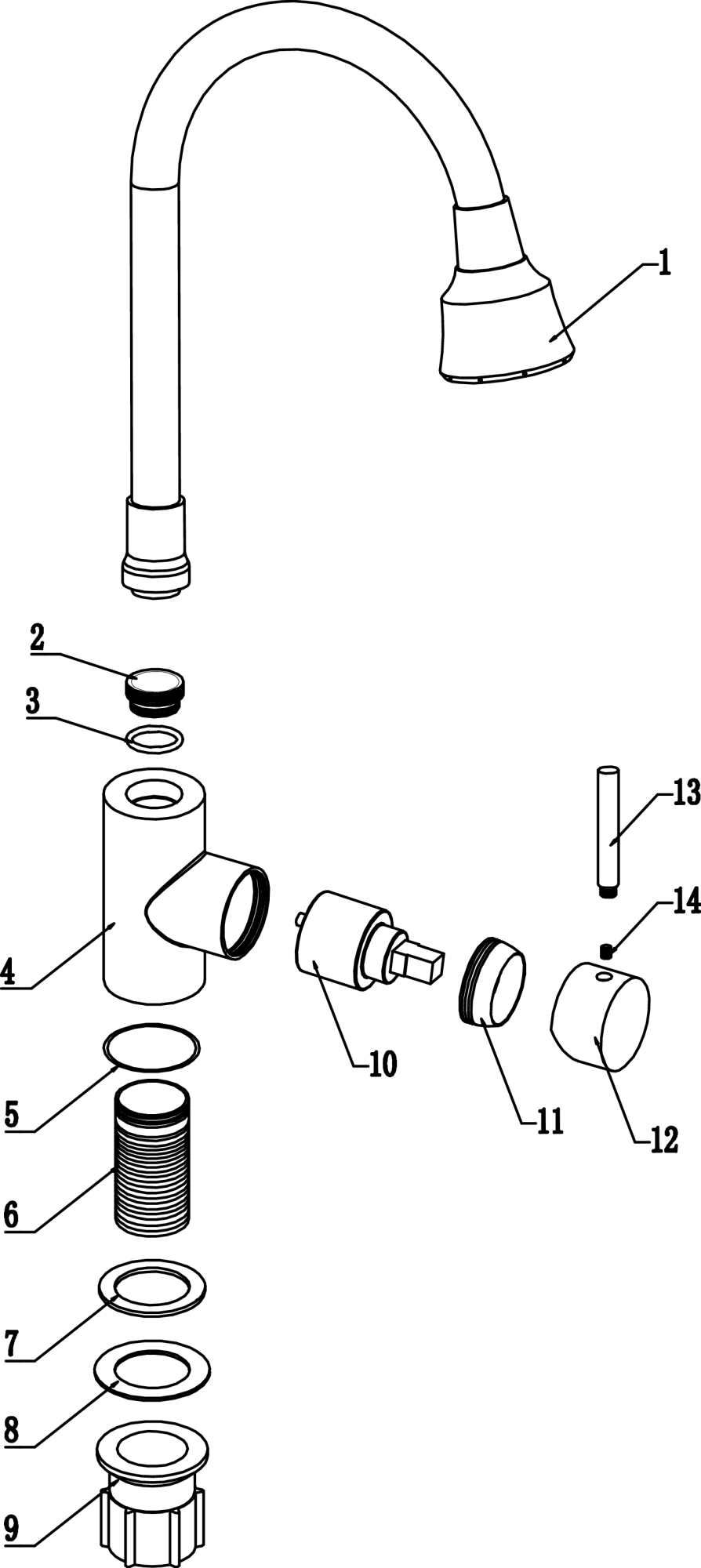 Смеситель для кухни Fmark FS8288H-01 — фото 3