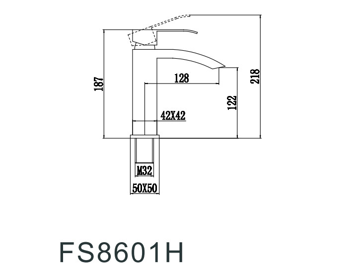 Смеситель Fmark FS8601 для умывальника — фото 2
