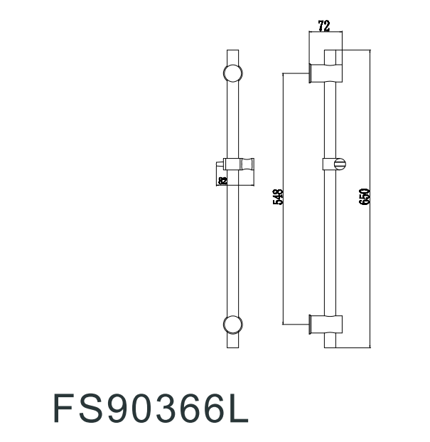 Душевая штанга Fmark FS90366L — фото 2