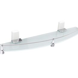 Лайне (Leine) K-5044W (ранее К-5024WHITE) Полка стеклянная с бортиком