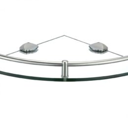 Полка угловая одинарная (стеклянная) Savol S-003011