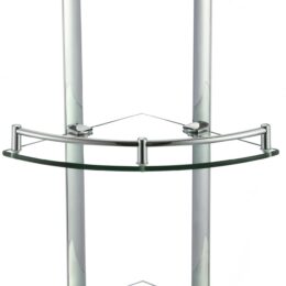 Полка угловая тройная (стеклянная) Savol S-003031