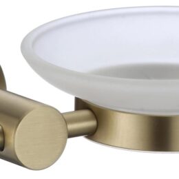 Мыльница стеклянная с настенным держателем Savol S-005659C