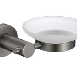 Мыльница стеклянная с настенным держателем Savol S-005659Q
