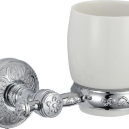 Стакан керамический с настенным держателем S-005858A Savol