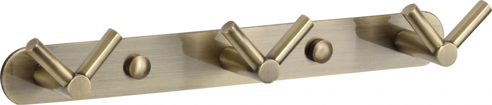 Планка с крючками (3 крючка) Savol S-007223C