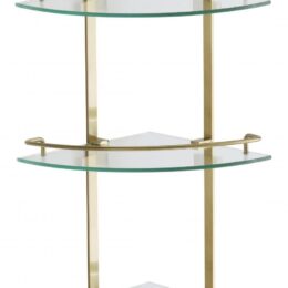 Полка угловая тройная (стеклянная) Savol S-065322C-3