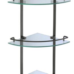 Полка угловая тройная (стеклянная) Savol S-065322H-3
