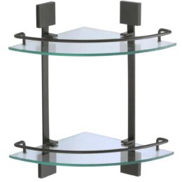Полка угловая двойная (стеклянная) Savol S-065322H