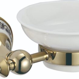 Мыльница керамическая с настенным держателем Savol S-06859B