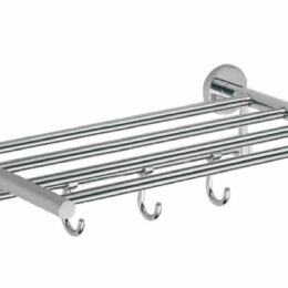 Полка для полотенец 40 см(3 крючка) Savol S-408745