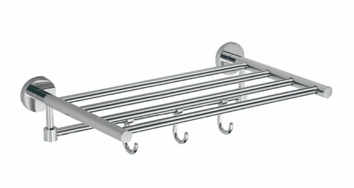 Полка для полотенец 40 см(3 крючка) Savol S-408745