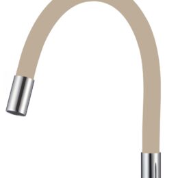 Гибкий излив 1/2″бежевый Savol S-CG12