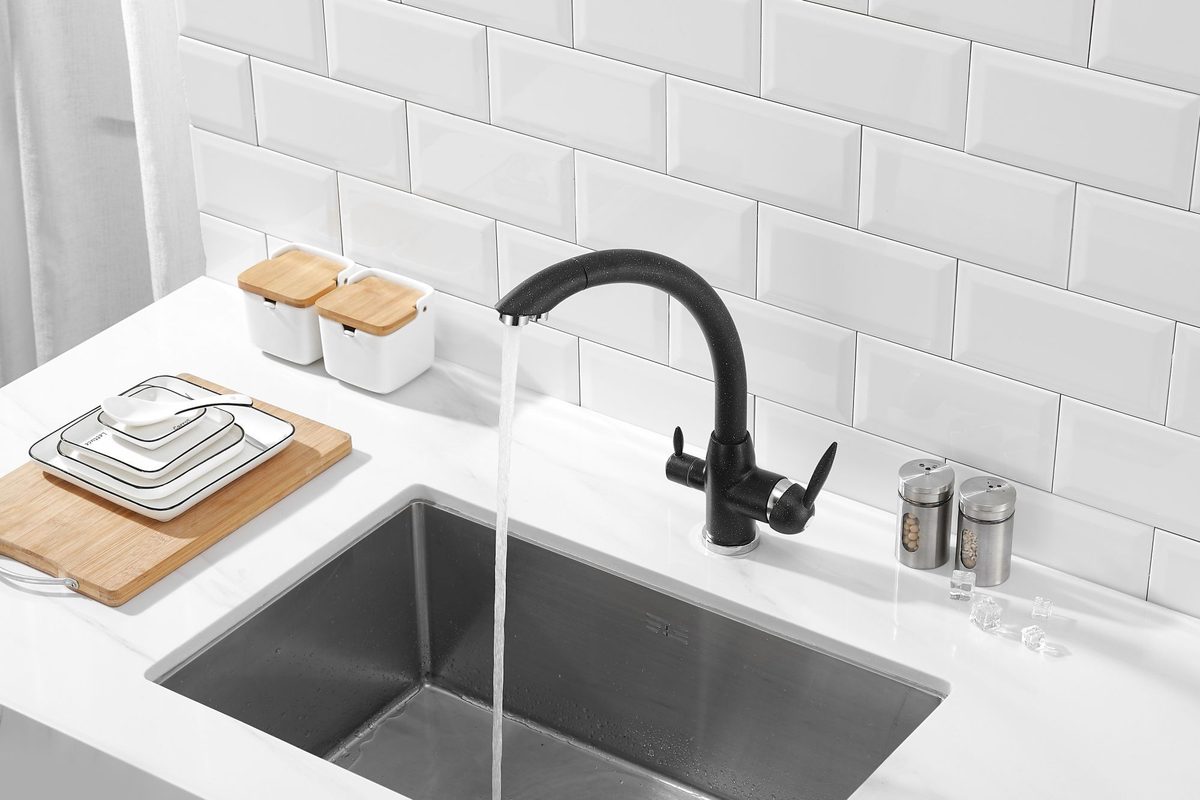 Смеситель для кухонной мойки с фильтром питьевой воды Savol S-L1699H — фото 11