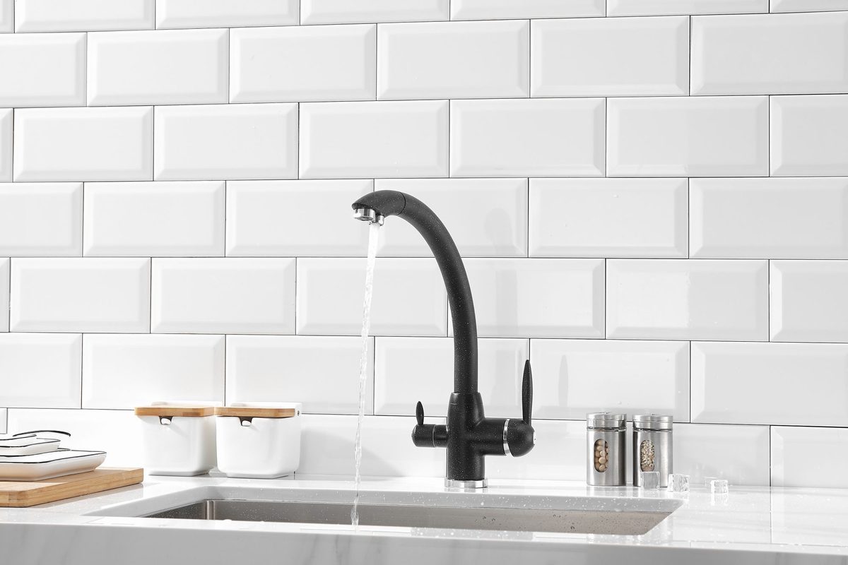 Смеситель для кухонной мойки с фильтром питьевой воды Savol S-L1699H — фото 15