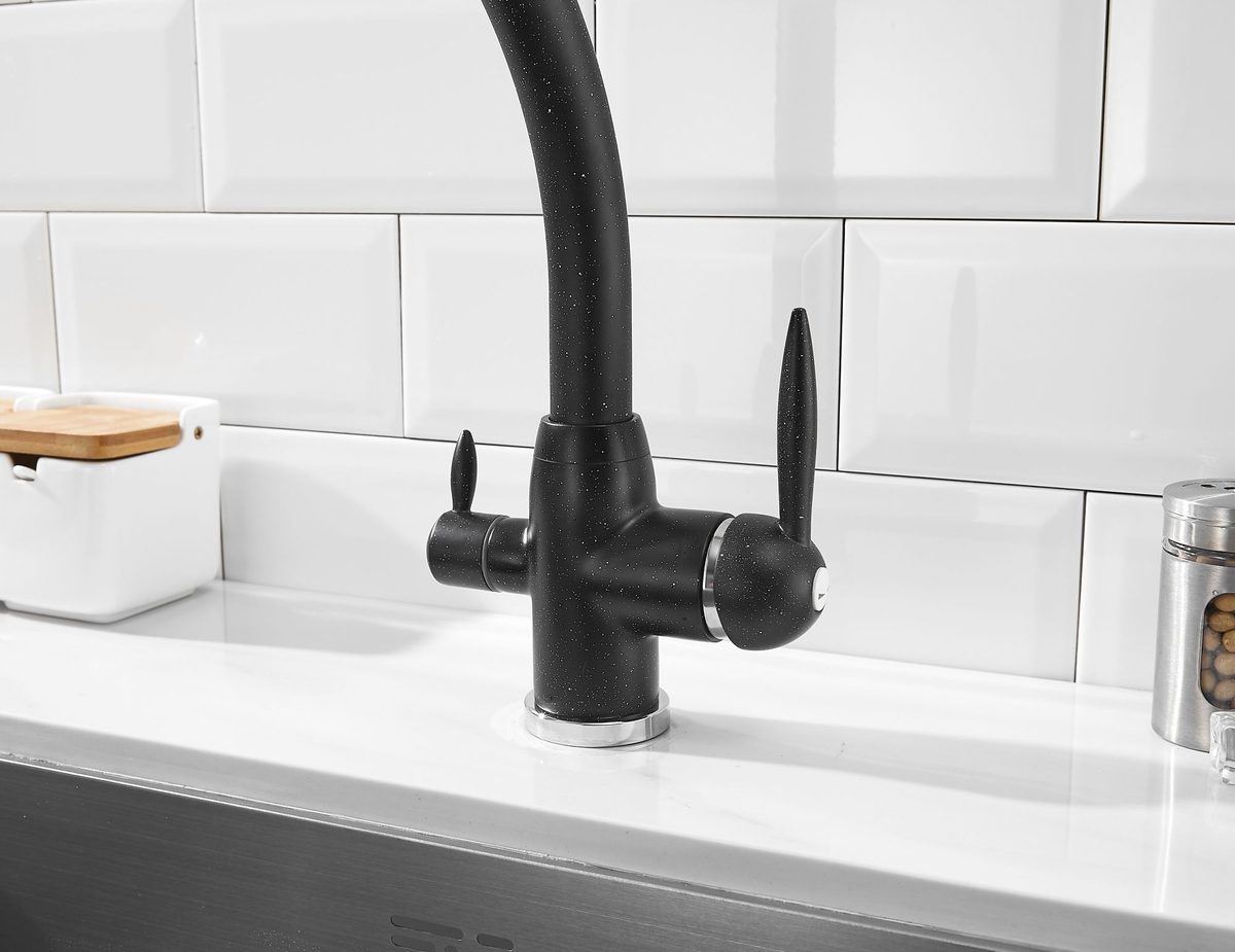 Смеситель для кухонной мойки с фильтром питьевой воды Savol S-L1699H — фото 17