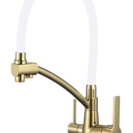 Смеситель для кухни золотой под фильтр Savol S-L1805B-02
