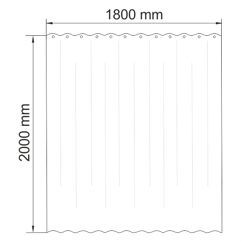 Изен (Isen) SC-40101 Шторка для ванной — фото 3