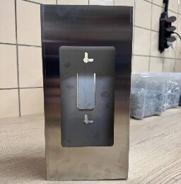 Диспенсер для одноразовых перчаток PUFF нержавеющая сталь, хром, белый, черный