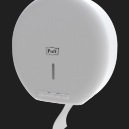 Puff-7140 ДИСПЕНСЕР ТУАЛЕТНОЙ БУМАГИ ПЛАСТИКОВЫЙ Расходники: рулонная туалетная бумага