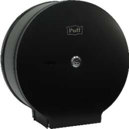 Диспенсер для туалетной бумаги Puff-5160Bl, нержавеющая сталь, черный