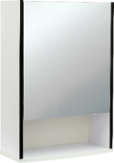 Зеркало со шкафом Астра 50 белый, венге, правый DORATIZ 2711.032