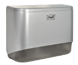 Диспенсер бумажных полотенец Puff-5140S, хром, с замком, ABS-пластик