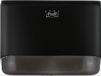 Диспенсер бумажных полотенец Puff-5140Bl, черный, с замком, ABS-пластик